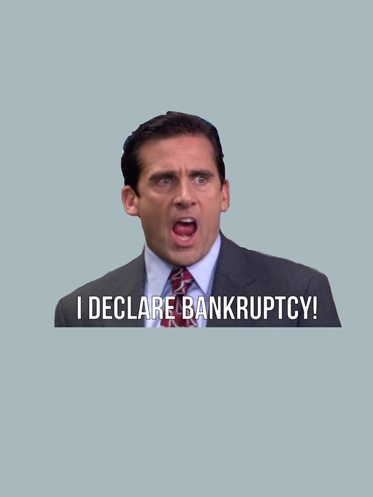 "Michael Scott- I Declare Bankruptcy!" iPhone Case for Sale by ...
