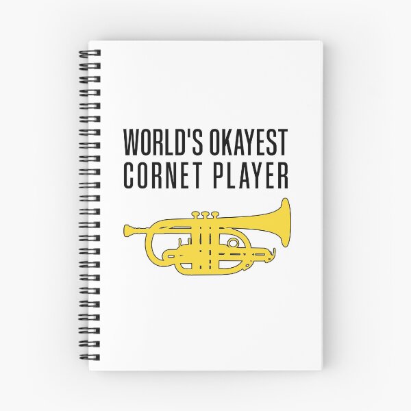 Item preview, Cornet - WORLD'S OKAYEST CORNET PLAYER - Funny trumpet gift / Funny cornet gift designed and sold by HEJAshirts.