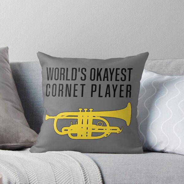 Item preview, Cornet - WORLD'S OKAYEST CORNET PLAYER - Funny trumpet gift / Funny cornet gift designed and sold by HEJAshirts.