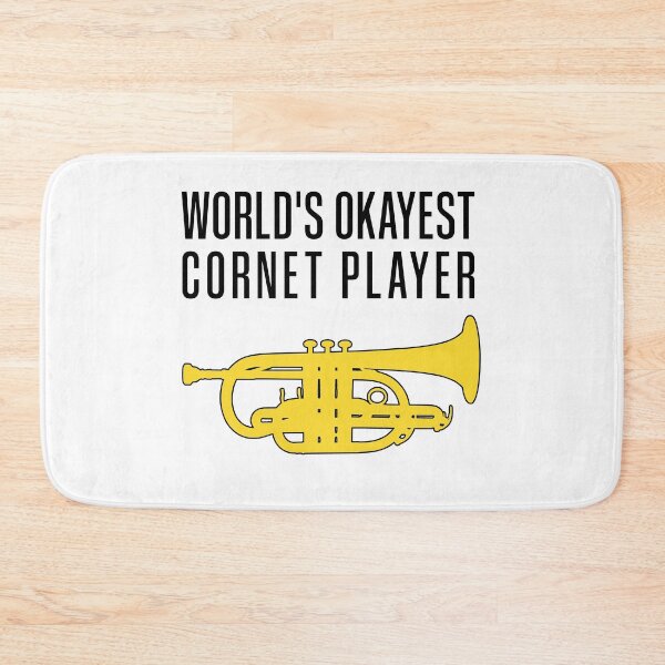 Item preview, Cornet - WORLD'S OKAYEST CORNET PLAYER - Funny trumpet gift / Funny cornet gift designed and sold by HEJAshirts.