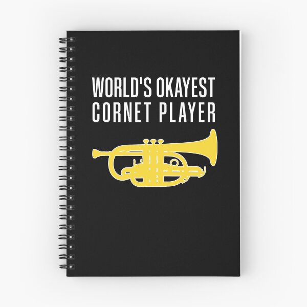 Item preview, Cornet - WORLD'S OKAYEST CORNET PLAYER - Funny trumpet gift / Funny cornet gift designed and sold by HEJAshirts.