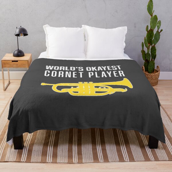 Item preview, Cornet - WORLD'S OKAYEST CORNET PLAYER - Funny trumpet gift / Funny cornet gift designed and sold by HEJAshirts.