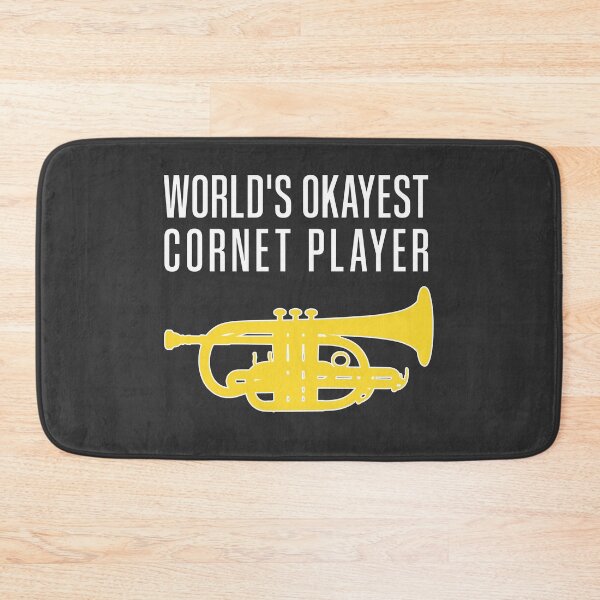 Item preview, Cornet - WORLD'S OKAYEST CORNET PLAYER - Funny trumpet gift / Funny cornet gift designed and sold by HEJAshirts.