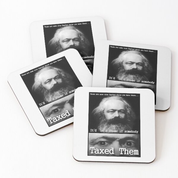 Item preview, Those Are Some Nice Capital Gains You Have-KARL_MARX два_белый designed and sold by Clandestocracy.