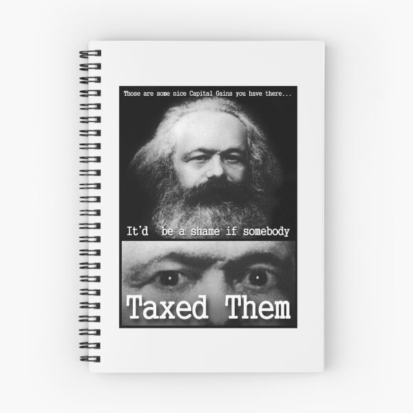 Item preview, Those Are Some Nice Capital Gains You Have-KARL_MARX два_белый designed and sold by Clandestocracy.