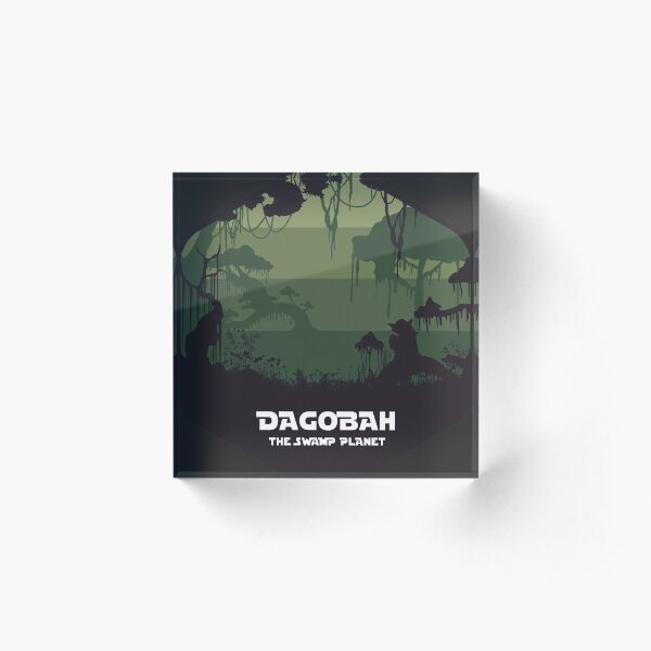 Dagobah Acrylic Block