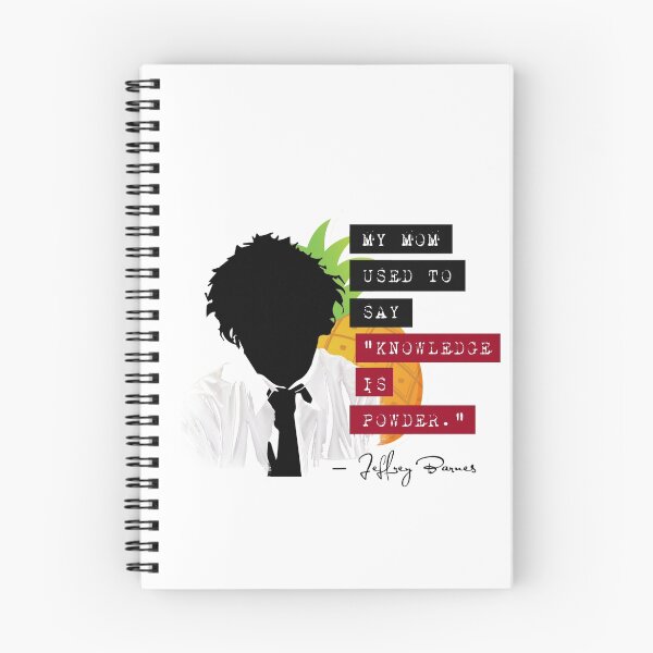 Item preview, Jeffrey Barnes—"Knowledge is Powder" (Chuck TV Show) designed and sold by katmakesthings.