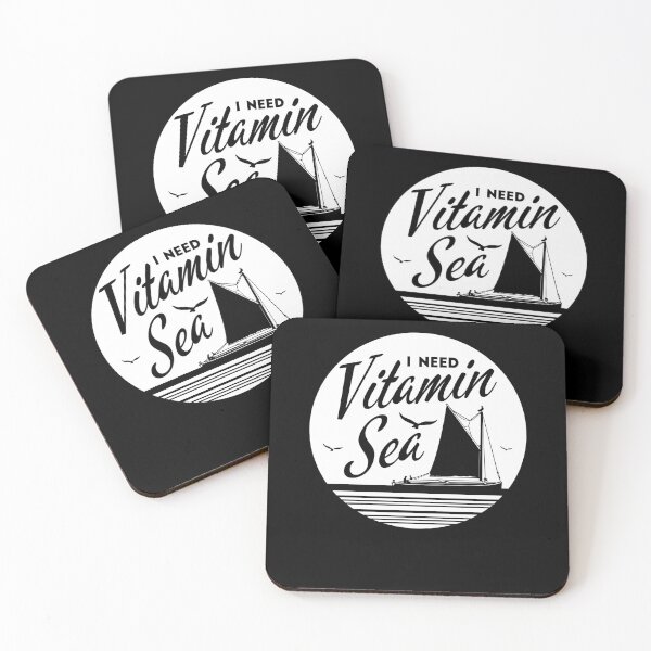 Item preview, I Need Vitamin Sea Sailing Quote designed and sold by jeffded.