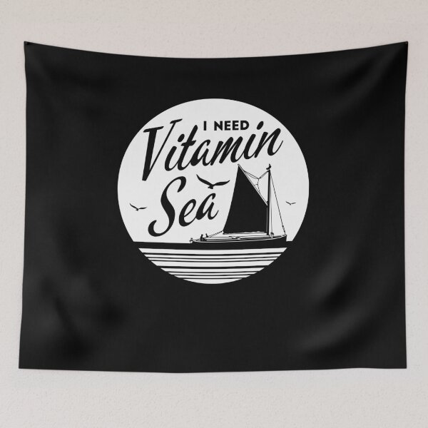 Item preview, I Need Vitamin Sea Sailing Quote designed and sold by jeffded.