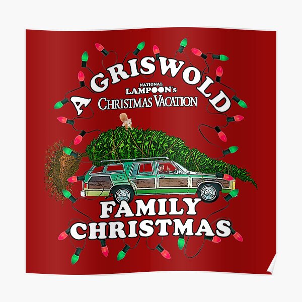 "National Lampoon's Christmas Tree Car" Poster for Sale by Purakushi