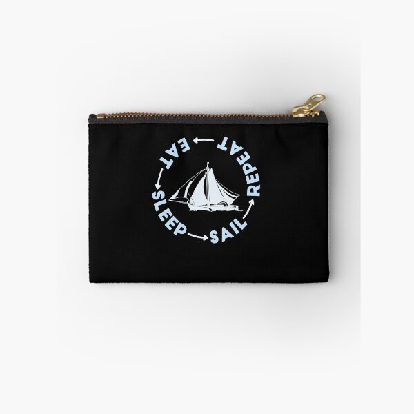 Item preview, Eat Sleep Sailing Repeat Sailing Quote designed and sold by jeffded.