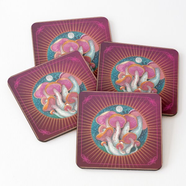 Item preview, Magic Moon Mushrooms designed and sold by kathoffmannart.