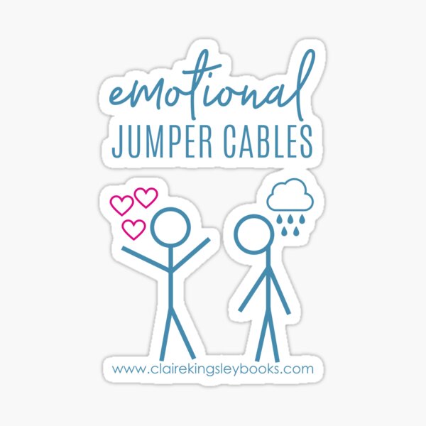 Emotional Jumper Cables Sticker