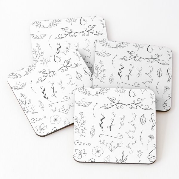 Item preview, Floral Pattern Version 1 - Hand Drawn designed and sold by killies.