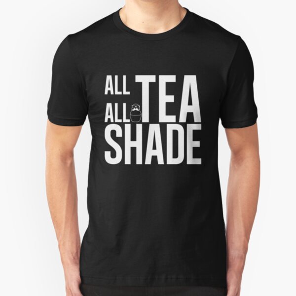 All Tea all Shade Black Slim Fit T-Shirt