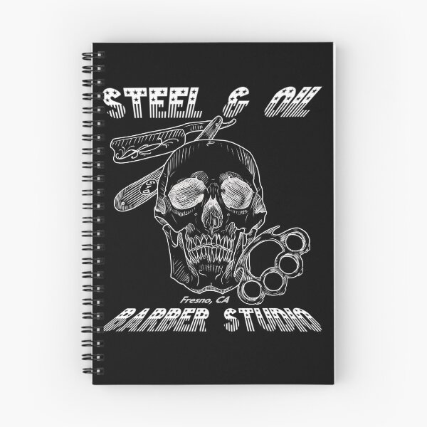 Item preview, Steel and oil barber studio in Fresno ca designed and sold by dtmtattoo.