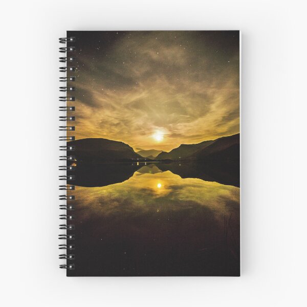 Item preview, Snowdonia Moonrise Over Nantlle Lake designed and sold by DafyddEm.