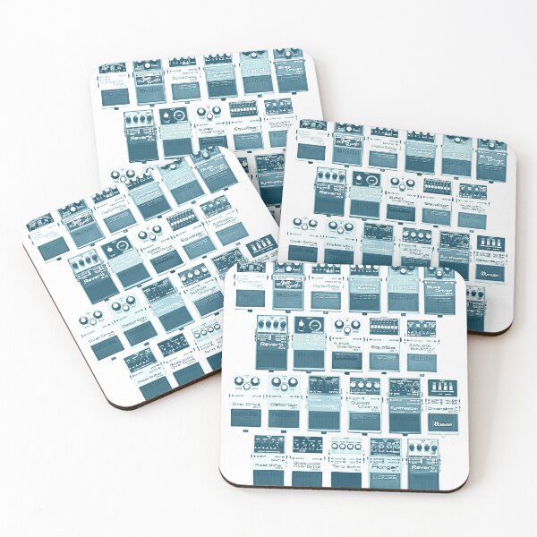 Item preview, Guitar Effects Pedal Collage Design designed and sold by AestheticNow.