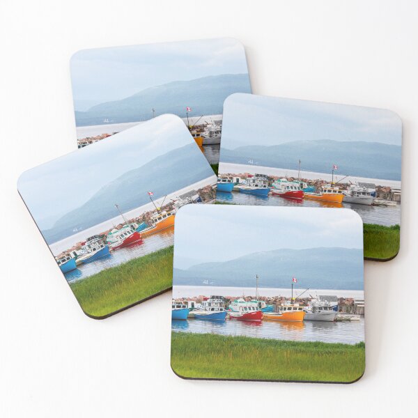Item preview, Morning rain at harbour designed and sold by Manon Boily.