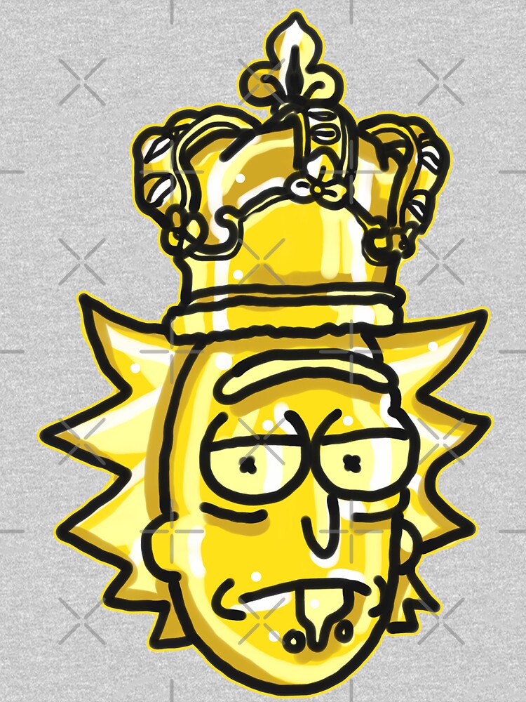Sad Rick the King Sanchez - The King of Rick and Morty™ by sketchNkustom