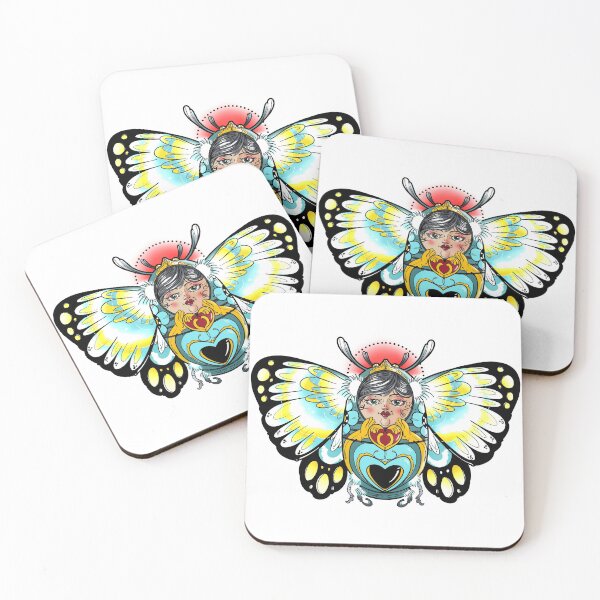 Item preview, Russian butterfly nesting doll  designed and sold by Matthew Hamlet.