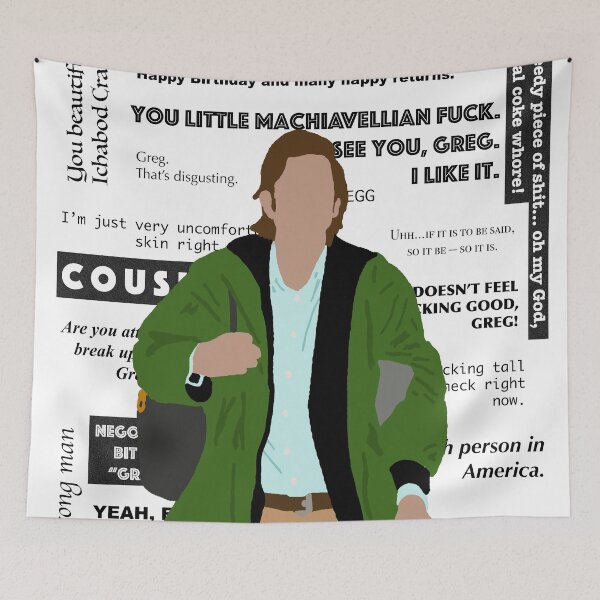 Item preview, Cousin Greg | Succession TV Show | Minimalist Art Print | Quote Wall Decor designed and sold by tytybydesign.