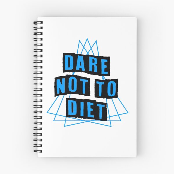 Item preview, Dare To Not Diet Blue designed and sold by RainbowPandas.