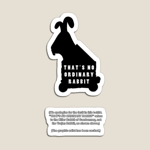 THAT'S NO ORDINARY RABBIT Magnet