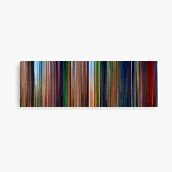 Moviebarcode: The Lion King (1994) Canvas Print