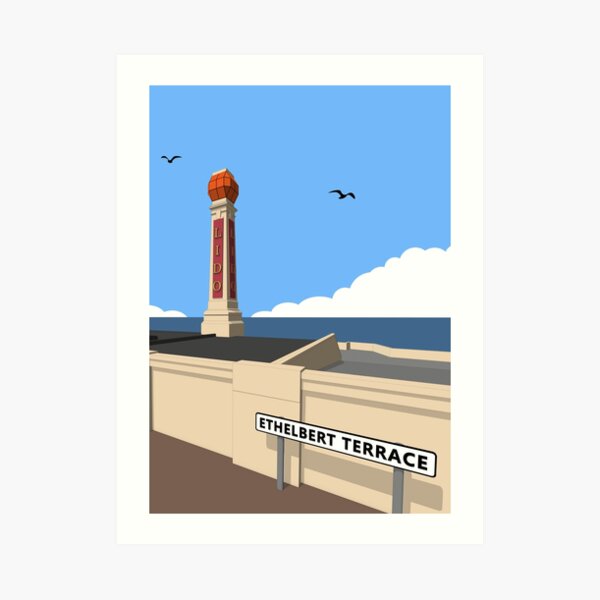 Cliftonville Lido, Margate Art Print
