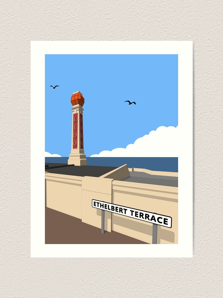 Alternate view of Cliftonville Lido, Margate Art Print