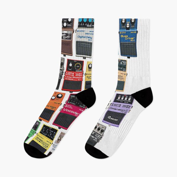 Item preview, Guitar Effects Pedal Collage Design designed and sold by AestheticNow.