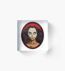 Seis Manos The Baddie Face Acrylic Block