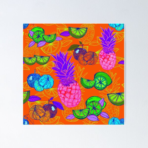 Item preview, Mandarin Explosion designed and sold by Traceofcolour.