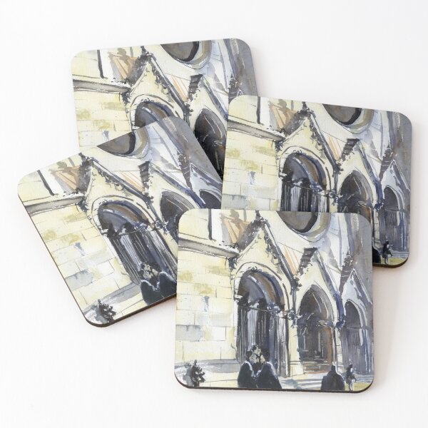 Item preview, Exterior of bombed out Kaiser Wilhelm Memorial Church located in Berlin- Germany designed and sold by rfoxphoto.