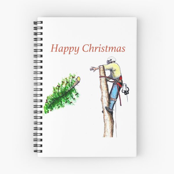 Item preview, Happy Christmas to all Arborist and Tree Surgeons designed and sold by Gordon Lavender.