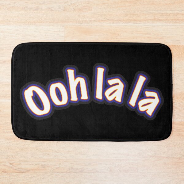 Item preview, Ooh la la – Colourful Graffiti-style Lettering - mostly on Black designed and sold by sleepingdogprod.