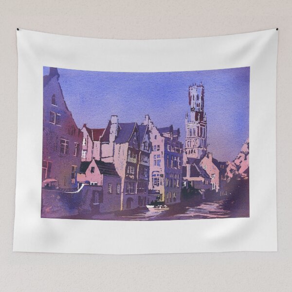 Item preview, Belfry of Bruges medieval bell tower in Bruges, Belgium.  designed and sold by rfoxphoto.