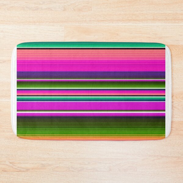 Item preview, Mexican Blanket Striped Fiesta Serape Pink designed and sold by ColorFlowArt.