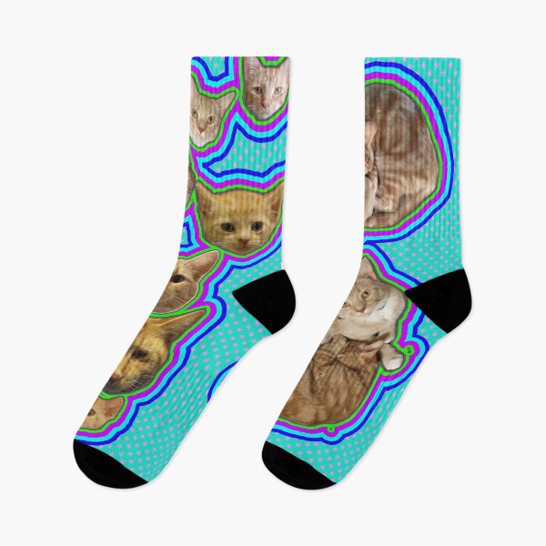 Item preview, Cat socks, featuring Bill & Ted designed and sold by mightywombat.