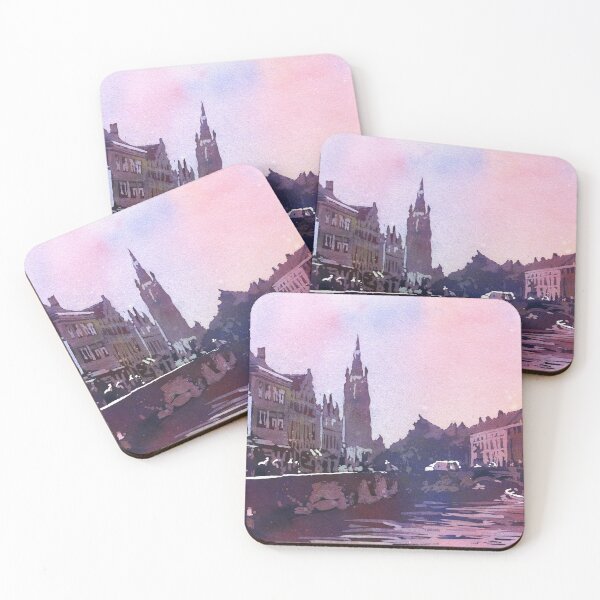 Item preview,  Watercolor painting of Bruges Belgium art. designed and sold by rfoxphoto.