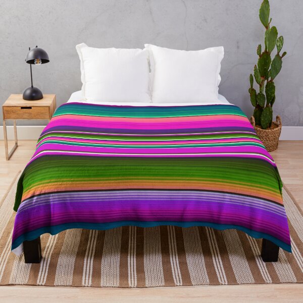 Mexican Blanket Striped Fiesta Serape