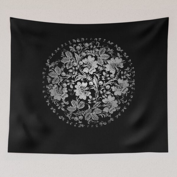 Item preview, Flower mandala silver designed and sold by BiZepsM0.