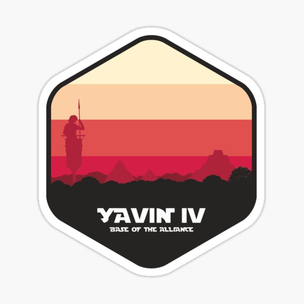 Yavin IV Print Sticker