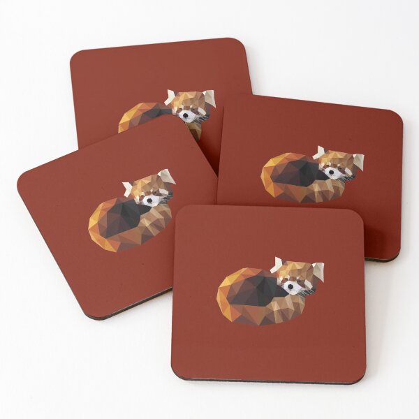 Item preview, Geometric Red Panda designed and sold by Hodgepodge Bricolage.