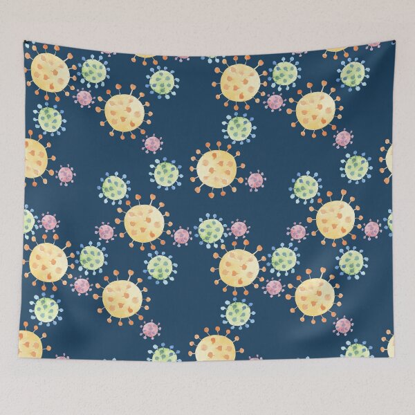 Item preview, Watercolor Viruses designed and sold by Hodgepodge Bricolage.