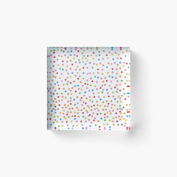 Item preview, Rainbow Gumballs White designed and sold by NOTSNIW ART.