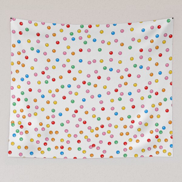 Item preview, Rainbow Gumballs White designed and sold by NOTSNIW ART.