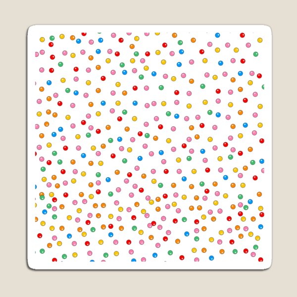 Item preview, Rainbow Gumballs White designed and sold by NOTSNIW ART.