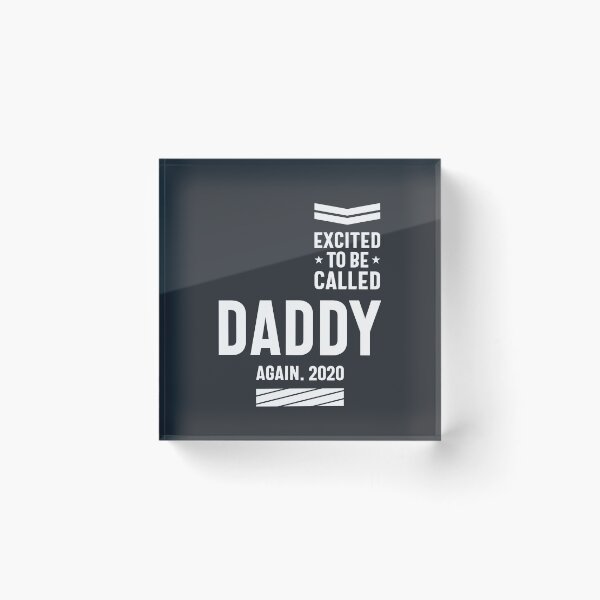 Item preview, Excited To Be Called Daddy Again 2020 Fathers Day Gift designed and sold by cidolopez.